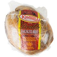 Knauss Foods 6 lb. Double Smoked Dried Beef Deli Knuckle