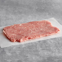 B&M Philly Steaks 4 oz. Chunked and Formed Choice Beef Sandwich Slices - 10 lb.