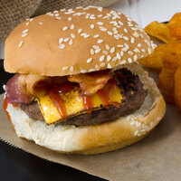Devault Foods 2 oz. 80/20 Beef Burger - 80/Case