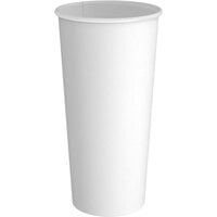 Choice 20 oz. White Poly Paper Hot Cup - 50/Pack