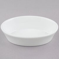 Arcoroc FJ823 Capitale 10 oz. White Porcelain Oval Baker by Arc Cardinal - 12/Case