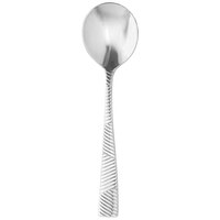 Oneida T389SRBF Cheviot 7 inch 18/10 Stainless Steel Extra Heavy Weight Round Soup Spoon - 12/Case