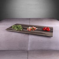 Elite Global Solutions M1020-HW Fo Bwa 20 inch x 10 inch Faux Hickory Wood Melamine Serving Board