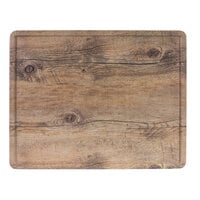Elite Global Solutions M1215RCFP-DW Fo Bwa 15" x 12" Faux Driftwood Melamine Serving Board