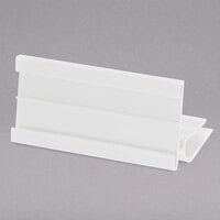Elite Global Solutions TAG35112-W Venetian 3 1/2 inch x 1 1/2 inch White Tag Holder