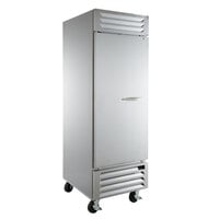 Beverage-Air RB23HC-1S-18 Vista Series 27" Bottom Mounted Left Hinged Solid Door Reach-In Refrigerator with LED Lighting