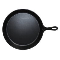 Elite Global Solutions MFP1075-B Illogical 10 3/4" Black Faux Cast Iron Fry Pan