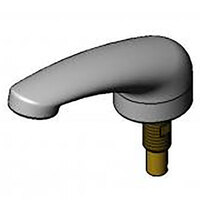 T&S 016947-40 Deck Mounted Faucet with 5 inch Cast Spout