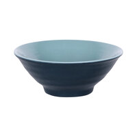 Elite Global Solutions D1007RR-ABY/LAP Durango 24 oz. Abyss and Lapis Round Two-Tone Melamine Bowl - 6/Case