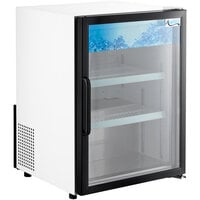 Avantco CRM-5-HC White Countertop Display Refrigerator with Swing Door - 3.9 Cu. Ft.