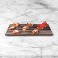 Elite Global Solutions M2415-HW Fo Bwa 24 inch x 15 inch Faux Hickory Wood Melamine Serving Board