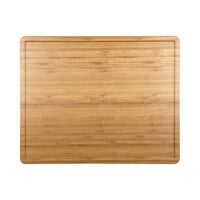 Elite Global Solutions M1215RCFP-BB Fo Bwa 15" x 12" Faux Bamboo Melamine Serving Board