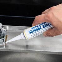 FMP 143-1057 3 oz. Clear Silicone Plumber's Sealant