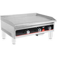 Vollrath 40723 Cayenne 36 inch Flat Top Gas Countertop Griddle - Thermostatic Control