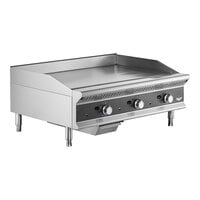 Vollrath GGMDT-36 Cayenne 36" Flat Top Gas Countertop Griddle - Thermostatic Control