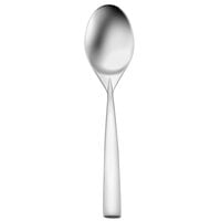 Oneida 2972SDEF Stiletto 7 1/4 inch 18/10 Stainless Steel Extra Heavy Weight Oval Bowl Soup / Dessert Spoon - 36/Case