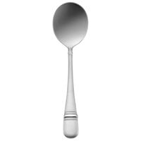 Oneida T045SRBF Satin Astragal 6 3/4 inch 18/10 Stainless Steel Extra Heavy Weight Round Bowl Soup Spoon - 12/Case