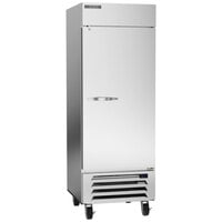 Beverage-Air HBR27HC-1-18 Horizon Series 30" Bottom Mounted Solid Door Reach-In Refrigerator with LED Lighting - Left Hinged Door