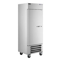 Beverage-Air HBR27HC-1-18 Horizon Series 30" Bottom Mounted Solid Door Reach-In Refrigerator with LED Lighting - Left Hinged Door