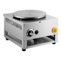 Carnival King GCM16LP 16" Liquid Propane Steel Crepe Maker- 22,000 BTU
