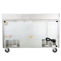 Beverage-Air SPE60HC-16-23 60 inch 2 Door ADA Height Refrigerated Sandwich Prep Table