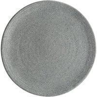 Elite Global Solutions RT12R-GS Tenaya 12 inch Granite Stone Round Melamine Plate - 6/Case