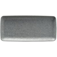 Elite Global Solutions RT146RC-GS Tenaya 14 1/2 inch x 6 1/2 inch Granite Stone Rectangular Melamine Plate - 6/Case