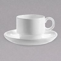Chef & Sommelier FN038 Infinity 8.5 oz. White Bone China Coffee Cup by Arc Cardinal - 24/Case
