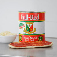 Stanislaus #10 Can Full-Red Pizza Sauce with Basil - 6/Case