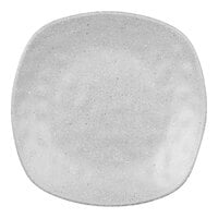 Elite Global Solutions RT10SQ-GS Tenaya 10" Granite Stone Square Melamine Plate with Rounded Edges - 6/Case