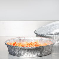 Durable Packaging 260-35-250 10 inch Round Foil Pan - 250/Case