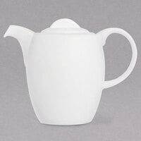 Chef & Sommelier FN022 Infinity 20.25 oz. White Bone China Coffee Pot with Lid by Arc Cardinal - 12/Case