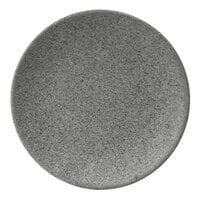 Elite Global Solutions RT8R-GS Tenaya 8 inch Granite Stone Round Melamine Plate - 6/Case