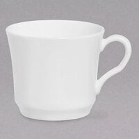 Chef & Sommelier FN028 Infinity 9 oz. White Bone China Coffee Cup by Arc Cardinal - 24/Case