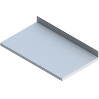 Metro SMW72 SmartLever 30 inch x 72 inch Stainless Steel Work Surface
