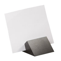 Tablecraft CHCR125BK Triangular Black Cast Aluminum Card Holder
