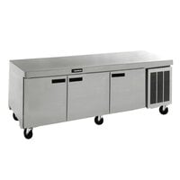 Delfield 18699BUCMP 99 inch ADA Height Undercounter Refrigerator with 3 inch Casters