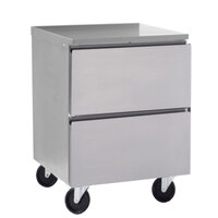 Delfield GUR24P-D 24 inch Front Breathing ADA Height Undercounter Refrigerator with Two Drawers