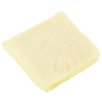 Rubbermaid 1820580 HYGEN Sanitizer Safe 12 inch x 12 inch Yellow Microfiber Cloth - 24/Pack