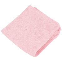 Rubbermaid 1820577 HYGEN Sanitizer Safe 12 inch x 12 inch Pink Microfiber Cloth - 24/Pack