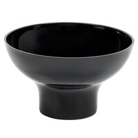 WNA Comet APED Black Plastic Pedestal/Dip Bowl - 4/Pack