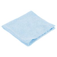 Rubbermaid 1820583 HYGEN Sanitizer Safe 16 inch x 16 inch Blue Microfiber Cloth - 24/Pack