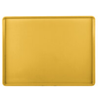 Cambro 1520D171 15" x 20" Tuscan Gold Fiberglass Dietary Tray - 12/Case