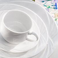 Arcoroc S0638 Horizon 8 oz. White Porcelain Stackable Coffee Cup by Arc Cardinal - 24/Case