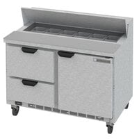 Beverage-Air SPED48HC-12-2 48" 1 Door 2 Drawer Refrigerated Sandwich Prep Table