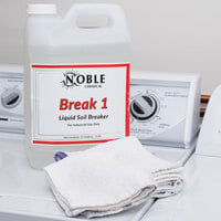 Noble Chemical 2.5 Gallon / 320 oz. Break 1 Alkaline Laundry Soil Breaker - 2/Case