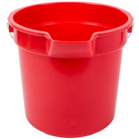 Continental 8114RD Huskee 14 Qt. Red Round Utility Bucket