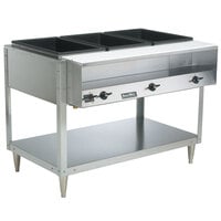 Vollrath 38103 ServeWell Electric Three Pan Sealed Well Hot Food Table - 120V
