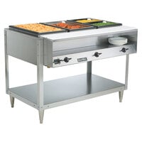 Vollrath 38103 ServeWell Electric Three Pan Sealed Well Hot Food Table - 120V