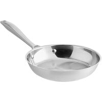Vollrath 47751 Intrigue 9 3/8 inch Stainless Steel Fry Pan with Aluminum-Clad Bottom